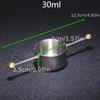 Stainless Steel Cocktail Jigger 30ml Double Bead Design Precision Mixing Tool Professional Long Rod Bartender Measuring Tools