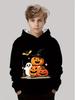 2025 Latest Halloween Series New Pumpkin Head Hoodie 3D Print Autumn Pullover Casual Comfortable Sports Parent-Child Clothing