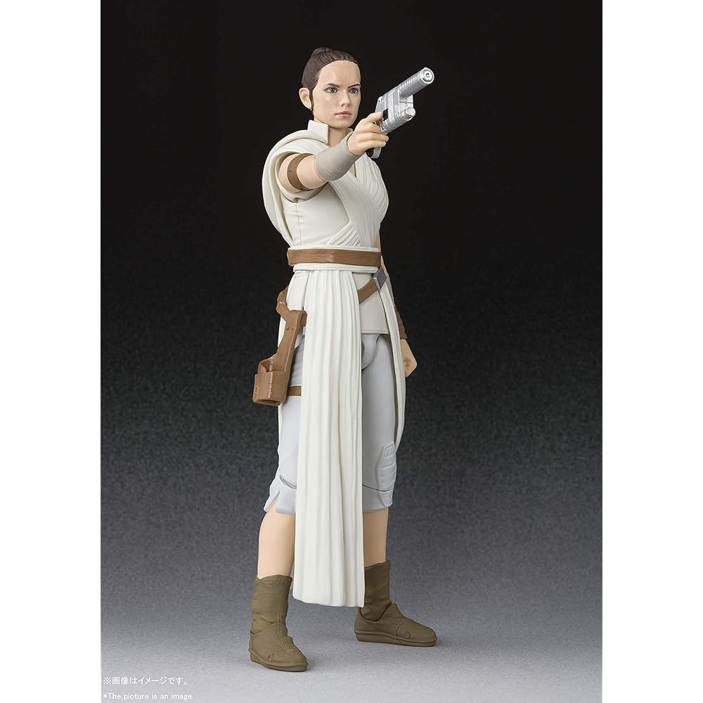 TAMASHII NATIONS S.H. Figuarts Star Wars Rey & D-O Action Figure 145mm PVC ABS Painted Movable Collectible