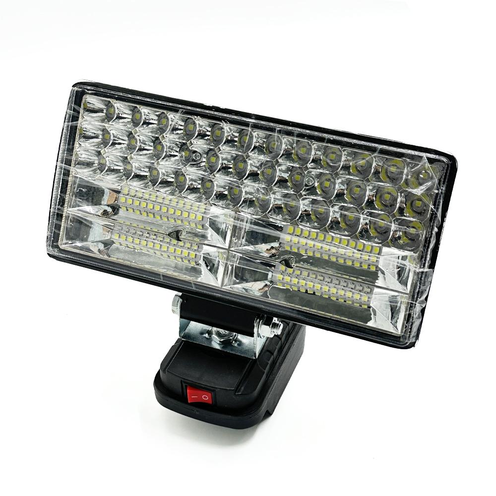 8inch For Makita 18V Li-ion Battery LED Work Light Flashlight Portable Emergency Flood Lamp Camping Lamp