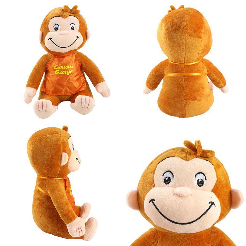 Adorable Curious George Plush Toy For Kids Soft And Cuddly Stuffed Animal Doll