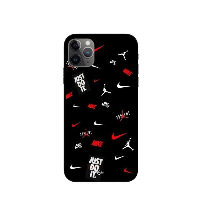 Coque - Maniacase - Iphone 11 Pro Max - Nike Jordan - Souple - Protection silicone noir