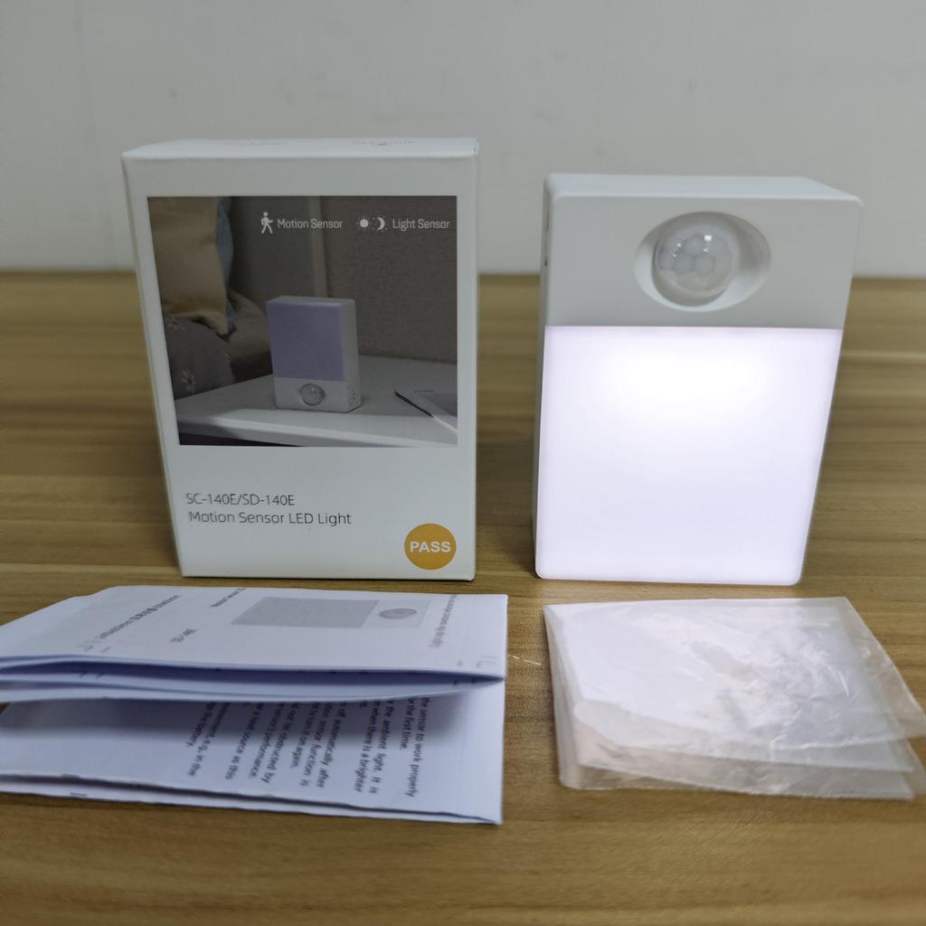 Wireless Smart LED Night Light with Motion Sensor & Battery Power for Hallway & Bedside