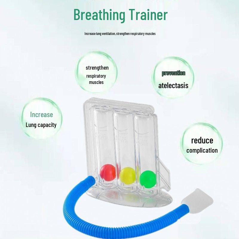 Lung Capacity Breathing Trainer for Middle-Aged & Elderly: Lung Function Exercise Device