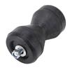 Boat Bow Trailer Roller Shockproof 95mm Black Rubber Bow Stop Bell Roller Enduring Marine Tool for