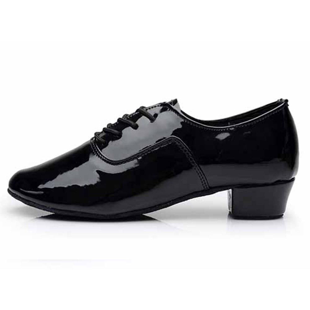34-45 Size Boys Adult Men Latin Dance Shoes Soft Sole Ballroom Standard Dancing Shoes Heeled 3.5cm