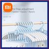 Xiaomi 10PCS Baby Clothes Hangers Extendable Anti Slip Children's Clothing Hanger Adjustable Drying Rack For Kids Wardrobe Storage