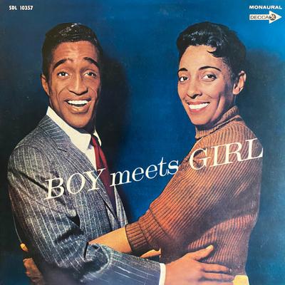 LP Record DAVIS SAMMY JR.  CARMEN MCRAE  Boy Meets Girl SDL10357 DECCA Japan Jazz Used