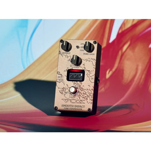 VOX SMOOTH IMPACT Compact Guitar Effect Pedal, Compressor with Nutube, Vacuum Tube, Valvenergy 2nd VE-SI