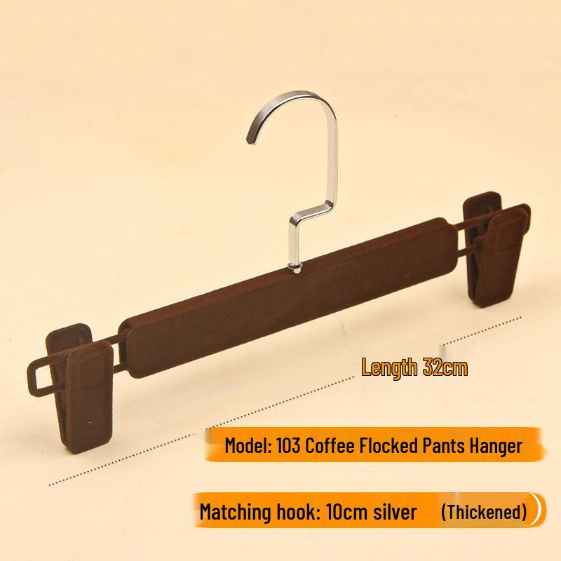 Women's Non-Slip Wide Shoulder Flocking Hanger for Wedding Dresses