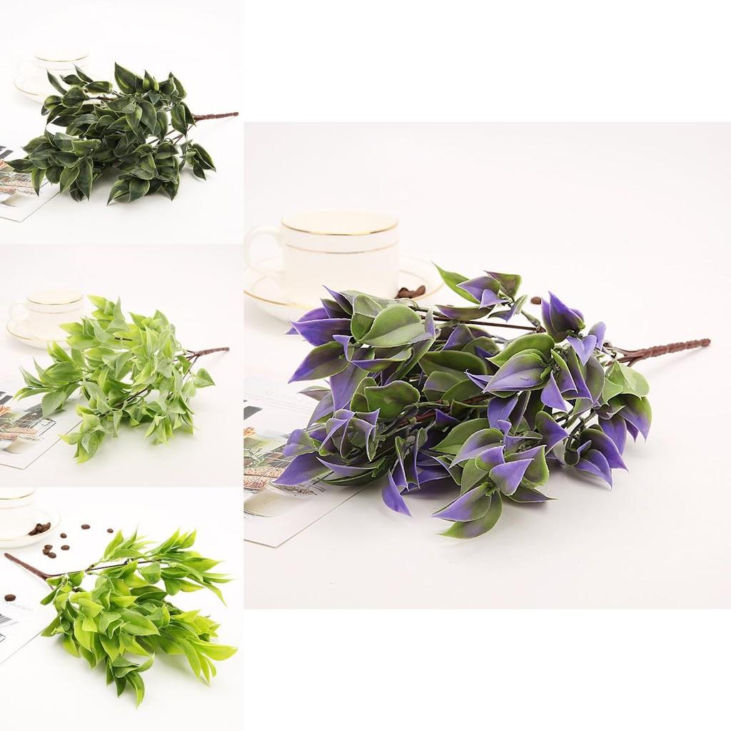Plastic Greenery Fake Flower Bush For Home Decoration And Outdoor Events