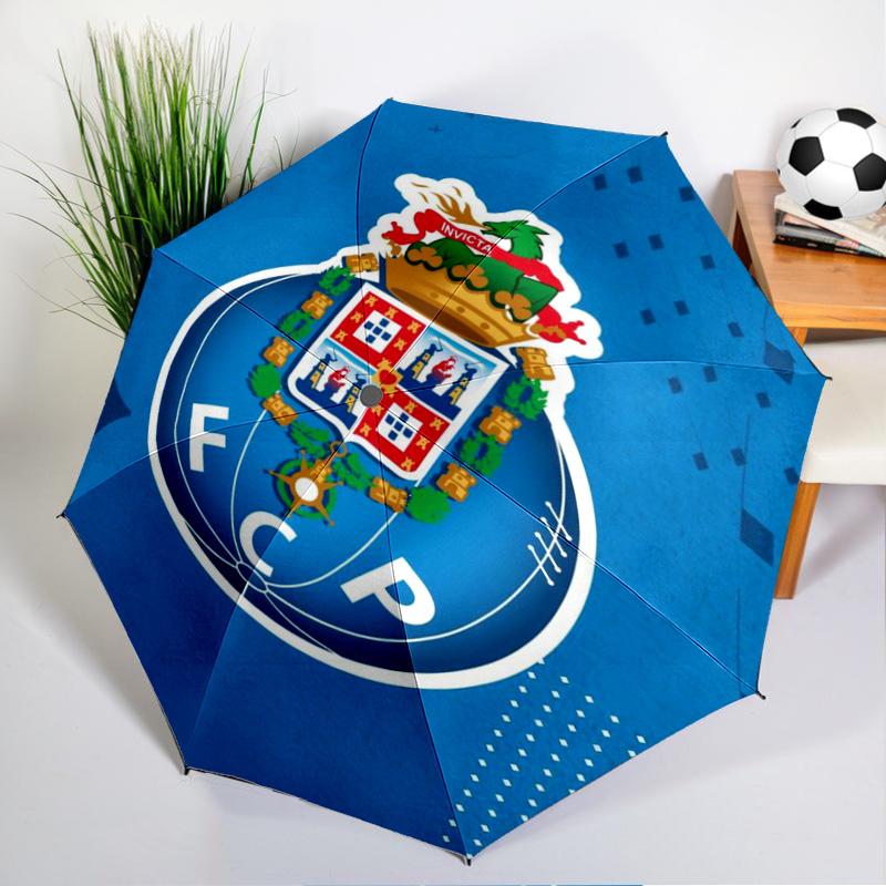 Fc Space Emblem Printed Automatic Umbrella, 8-Frame for Travel, camping, Casual Umbrella, Essential Gift for for family and friends