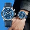 LIGE New Luxury Men's Watches Military Waterproof Luminous Chronograph Nylon Leather Date Man Wristwatch Quartz Men Watch