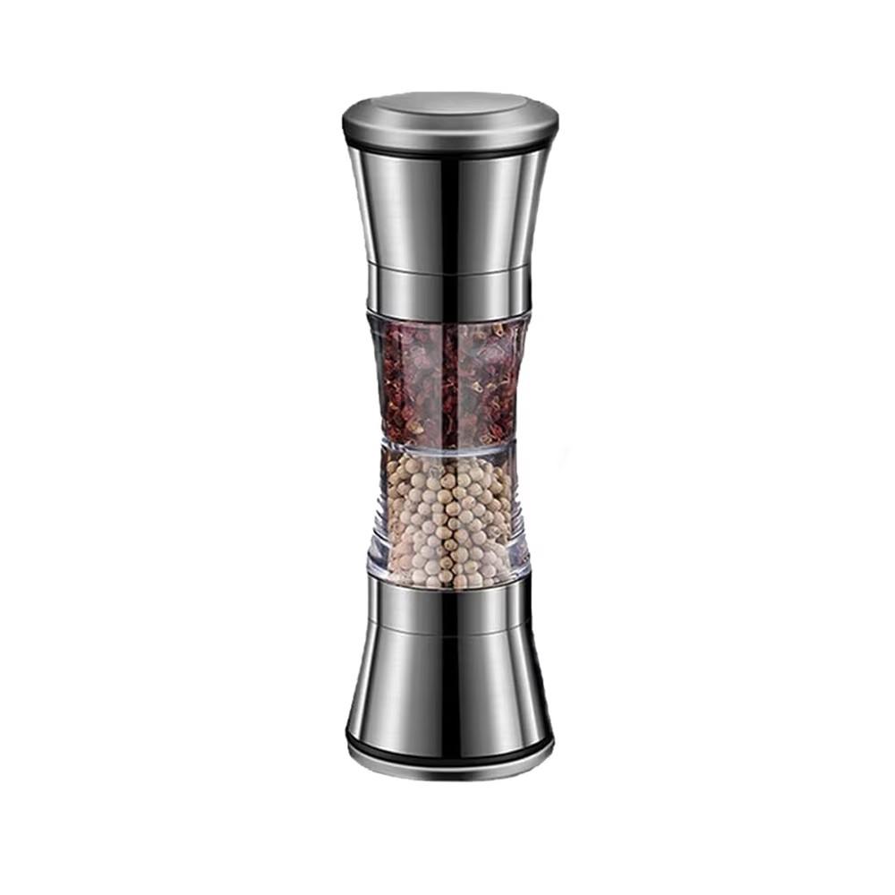 1PC Manual Spice Pepper Kosher Salt Grinder Bottle Bulgur Seasoning Bottle Household Stainless Steel