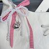 Chic Pearls Beaded Phone Charm Youthful Beaded Bowknot Phone Band with Heart Pendant for Bags Keys and Purses