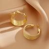 European and American Fashion Exaggerated Line Earrings, Rings, Women's Simple French Retro Jewelry, Ear Buckles, Stud Earrings.