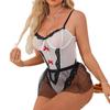European and American boutique new lace lace suspender onesie sexy sex suit