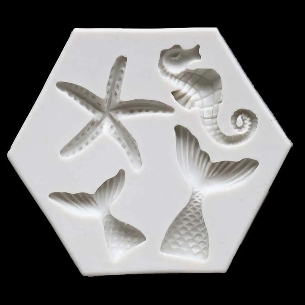 1pc-Silicone Ocean Shell Mold Cake Gummies Conch Baking Mold Tool DIY Cake Chocolate Candy Decoration