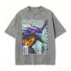 Neon Genesis Evangelion Anime, Unisex, Four-season Vintage, Old Cotton Washed T-shirt