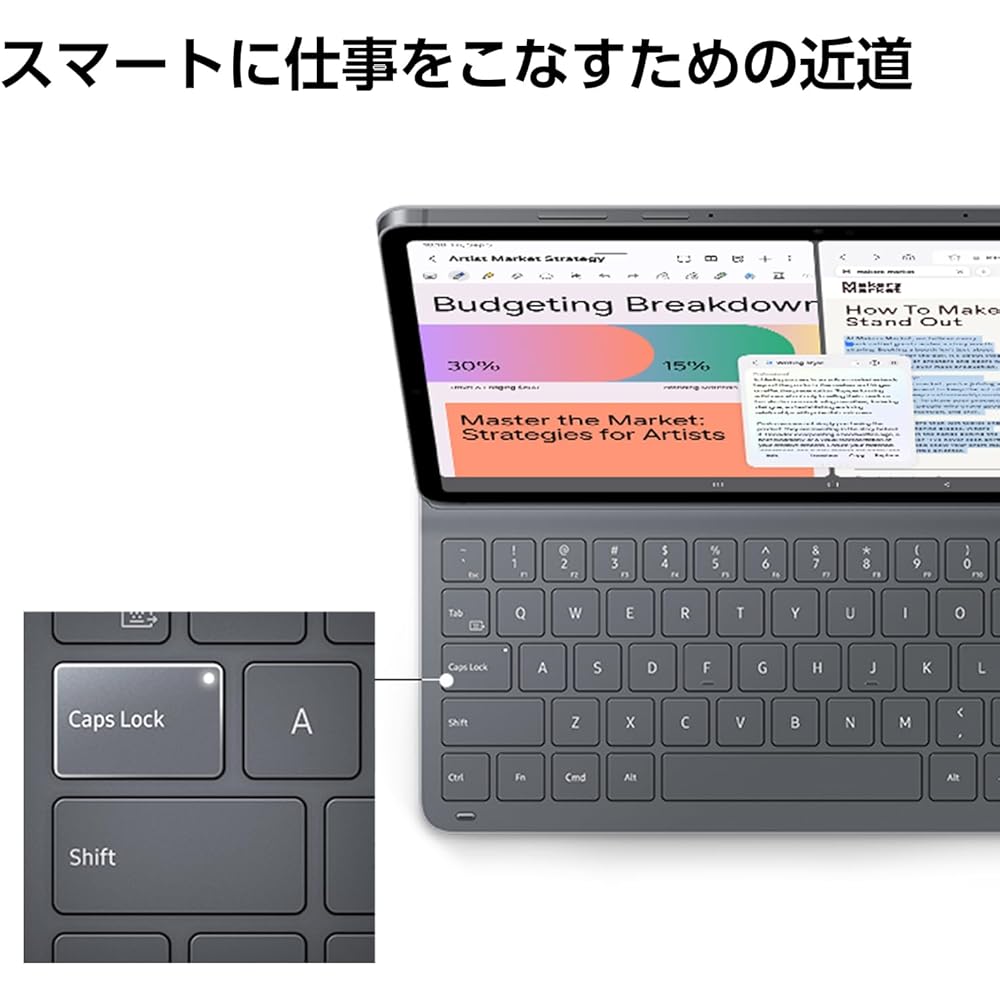 Samsung Galaxy Tab S11 Klávesnice s krytem Book Cover Slim | Černá | Kryt na tablet (Pouzdro) s klávesnicí | Originální produkt Samsung (Model pro japonský vnitřní trh) | Vydání