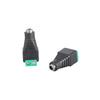 2Pieces 3.5mmx1.35mm Male Female Power Plug Connectors Adapter for Security Camera Installation