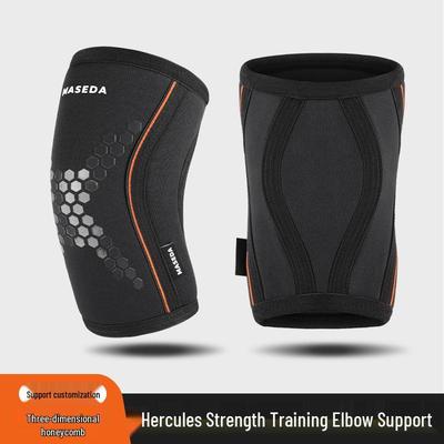 Soporte de Codo de Neopreno de 7 mm para Halterofilia de Pico para Sentadillas de Strongman