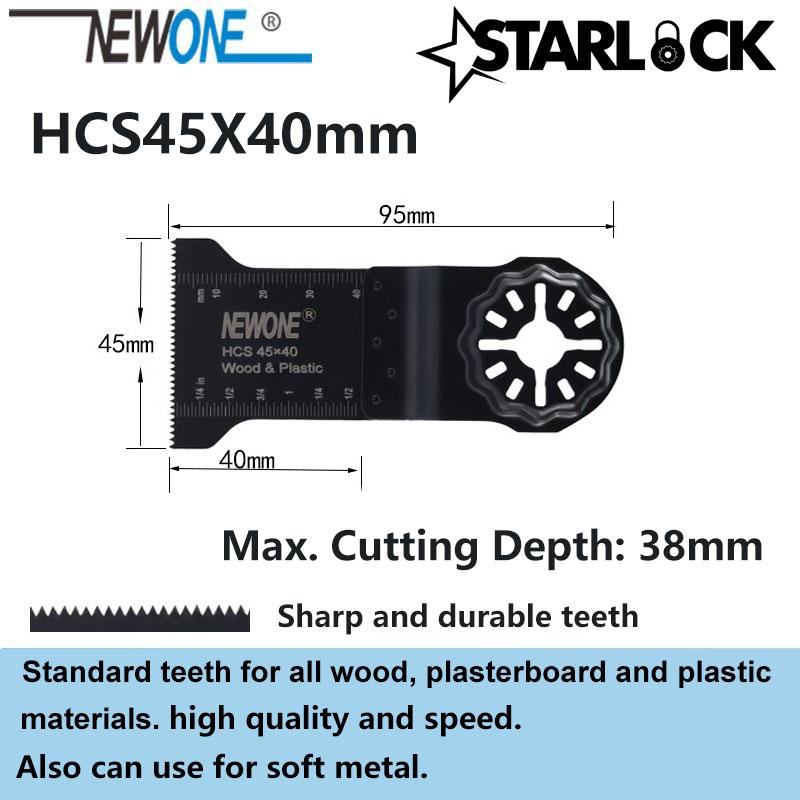 Oscillating Tool Saw Blades S9, 9pcs Blade for Wood, Plastic, Soft Metal Cutting