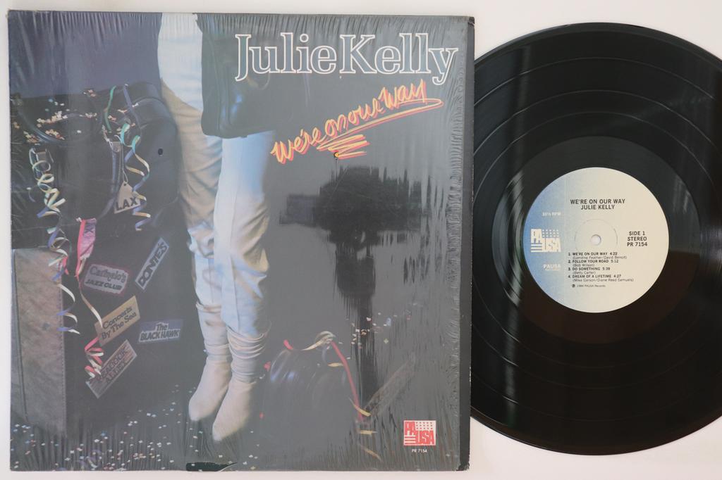 LP Record JULIE KELLY  Were On Our Way PR7154 PAUSA 1984 US Jazz Used
