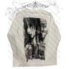 Unisex Vintage Streetwear Long Sleeve T-Shirt With 3D Digital Print Loose Fit Casual Tee Daily Wear