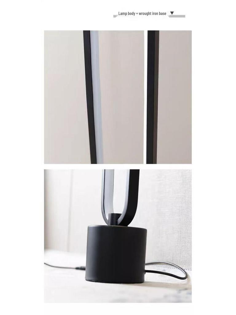Nordic Minimalist Remote Control Floor Lamp for Living Room and Bedroom