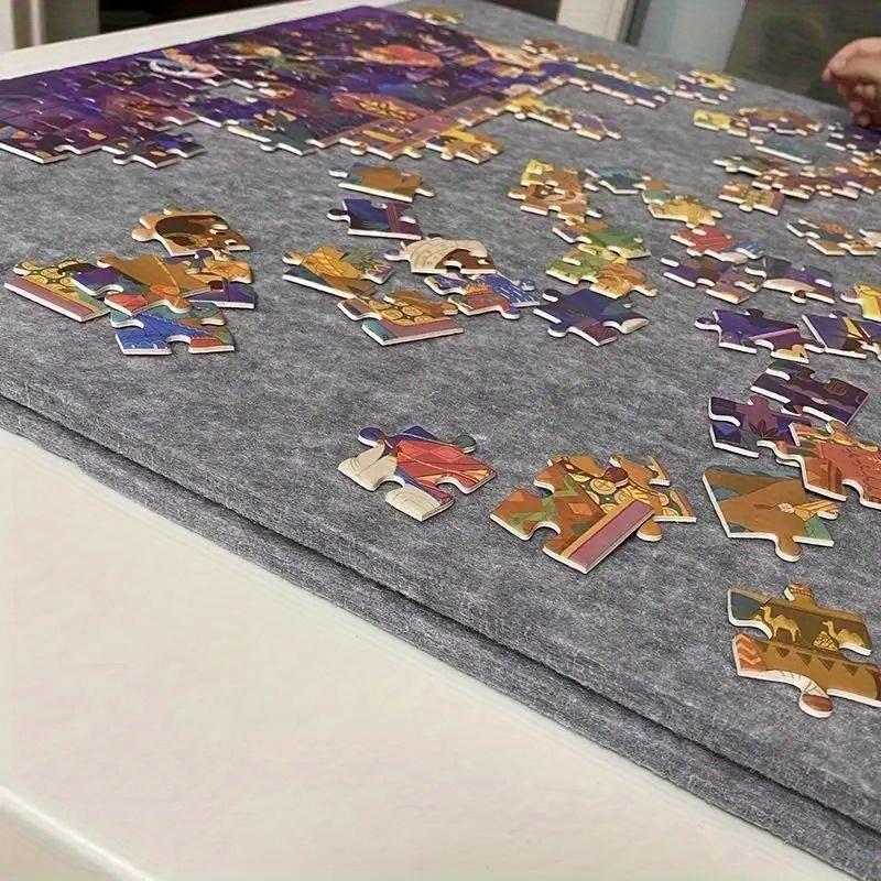 1pc Foldable Puzzle Mat Decorative Board - 80x60cm Non-Slip Lightweight for 1000pcs Jigsaw, Multi-Color Storage Enthusiast