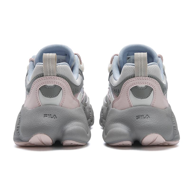 New FILA FERN 2 Abrasion Resistant, Breathable, Lightweight Low top Casual Shoes Women's Pink Gray F12W541135FRR