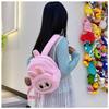 Double Backed Canvas Crossbody, Loose Change Plush Bag, Doll, Children's Backpack