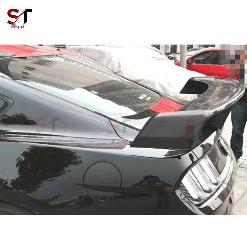 Ford Mustang Carbon Fiber Rear Spoiler Diffuser Stabilizer Trim