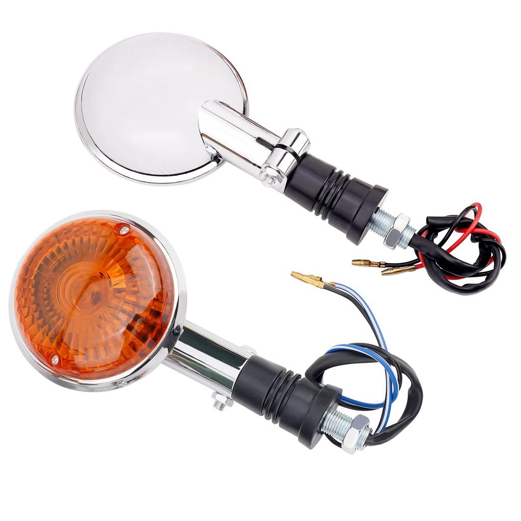 AHL Motorcycle Turn Left and Right for Yamaha Virago and Road Royal Star Signals, 12V, Set, XV250, XV400, XV535, XV550, XV700, XV750, XV920, XV1000,