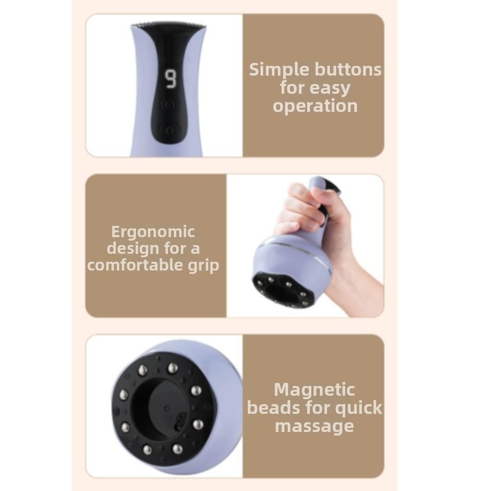 Meridian Brush Handheld Abdominal Massager Electric Cupping Machine Home Massage Tool