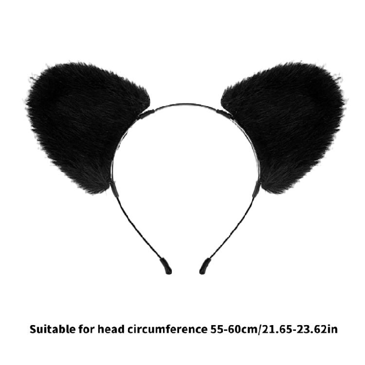 Fashionable Bear Ear Headband Soft Headwear Headpiece Hair Accessory for Women Girls Adds Fun to Any Hairstyle