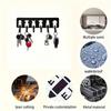 Multifunctional Metal Dog Key Hanger Wall Hook for Garage Entryway Kitchen Bathroom