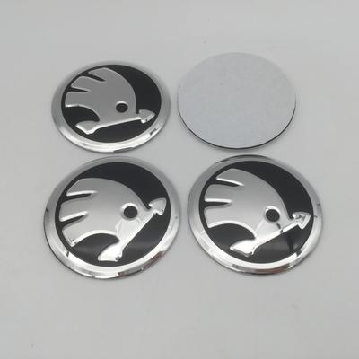 4pcs 3D 56mm 60mm 65mm For Car Emblem Wheel Hub Center Cap Badge Covers Sticker Decals Styling Accessories