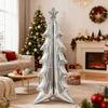 1pc 72 Inch 4D Christmas Tree Style Large-scale Self Standing Aluminum Foil Jumbo Balloon Christmas Themed Party Home Decor