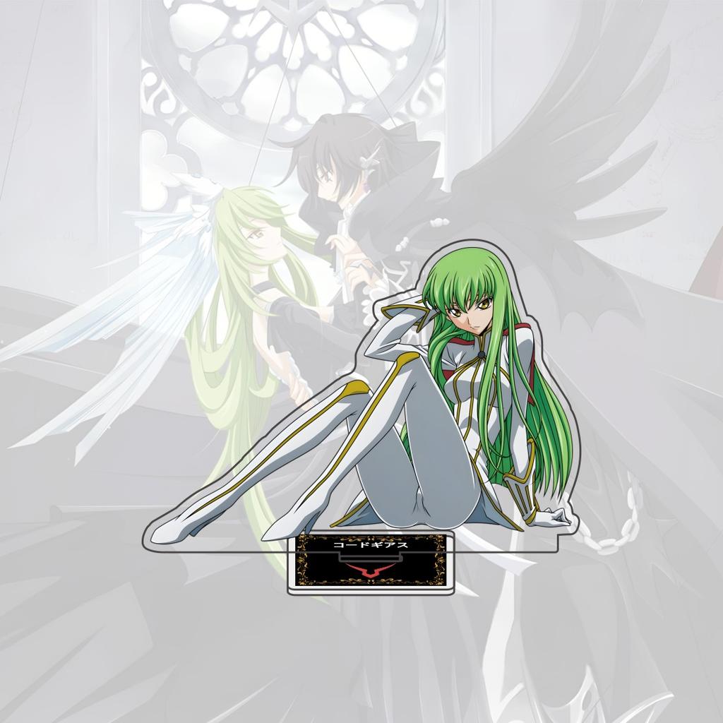 Anime Code Geass: Lelouch of the Rebellion 15 cm acrylic character Lelouch C.C standing model desktop decoration fan gift