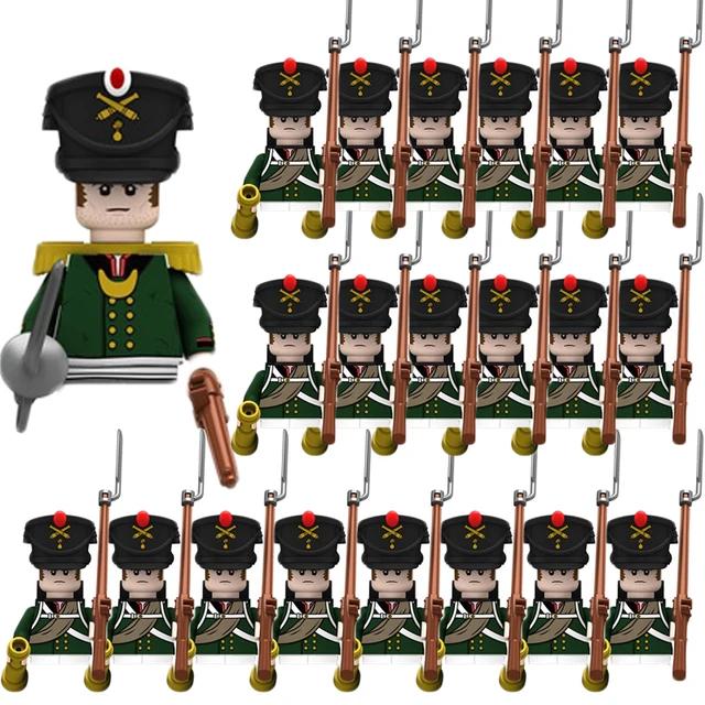Kids Building Blocks Toy Napoleonic Wars Military WW2 Mini Dolls Soldier Duke Medieval Knights Officer Model Toy wholesale store