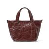 First Layer Of Tree Paste Tanned Cowhide Women's Bag Retro All-matching Portable Tote Cross-border New Leather Cross-shoulder