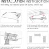 With Screw Metal Under Desk Laptop Mount Space Saving Screw Mounting Under Table Notebook Organizer Metal Frame