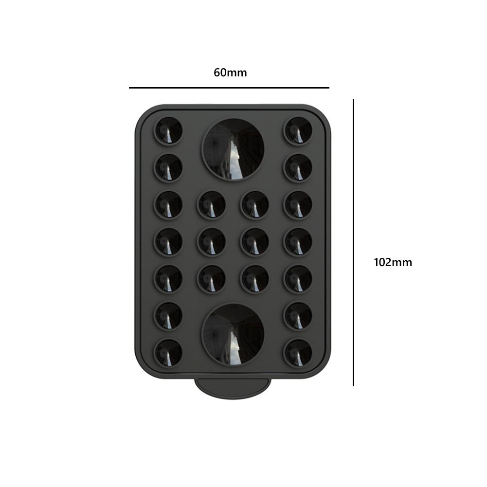 Magnetic Phone Holder Silicone Suction Cup Hands-Free Mirror Shower Phone Holder Phone Case Stand Holder for iPhone 12/13/14/15