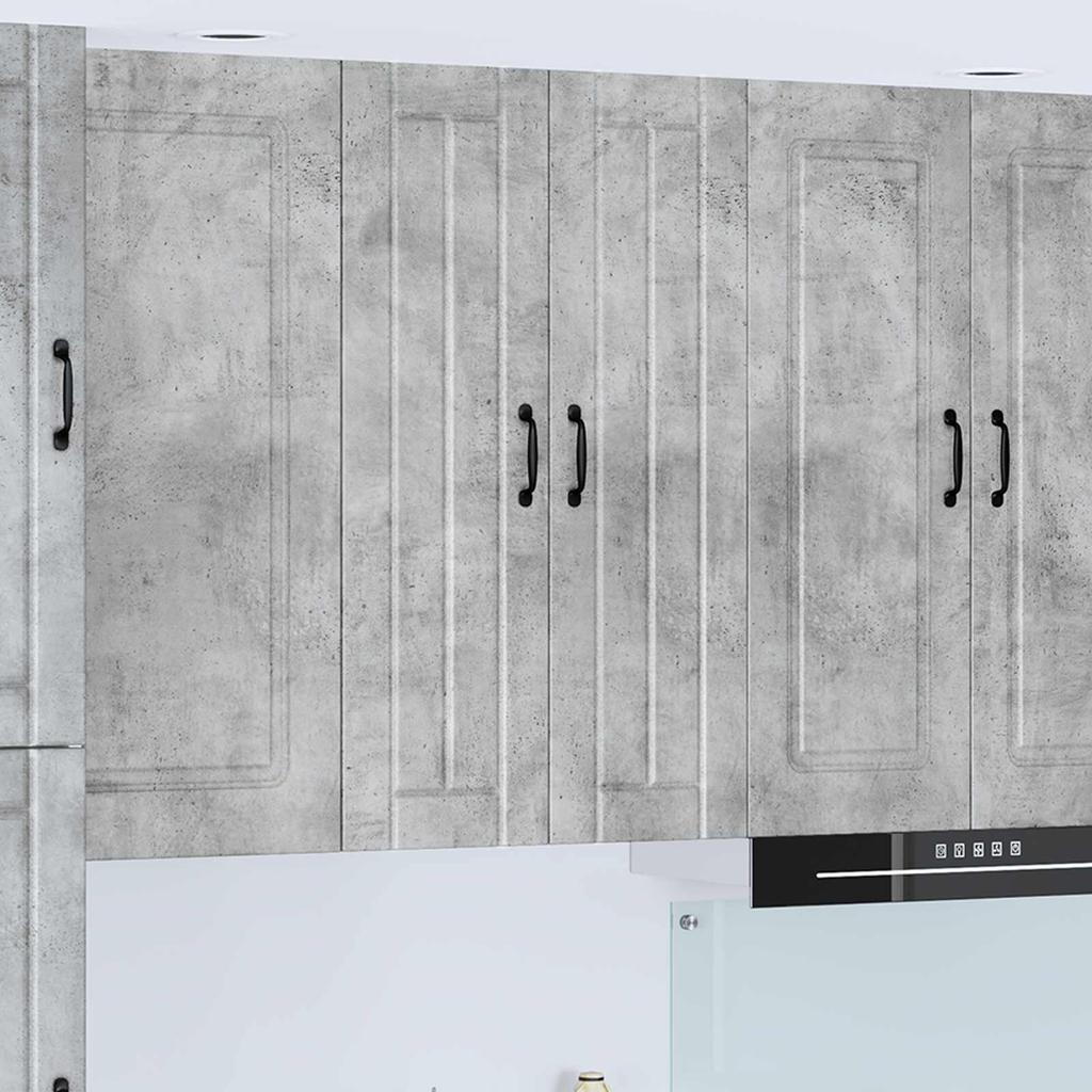 Wall Cabinet LUCCA Concrete Grey 60 x 31 x 100 cm Particleboard