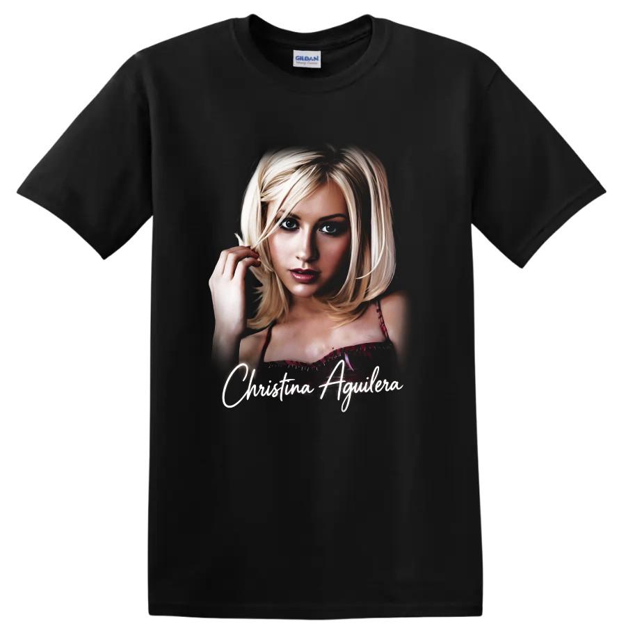Christina Aguilera Stripped Autograph Poster Pop Music T Shirt Fan Tee Gift Idea