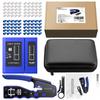 Proster RJ45 Crimping Tool, CAT6A, CAT6, CAT5E Compatible, LAN Tester, Through-Type Crimping Tool, Crimping Pliers, Crimping Cut During Crimping, Comp
