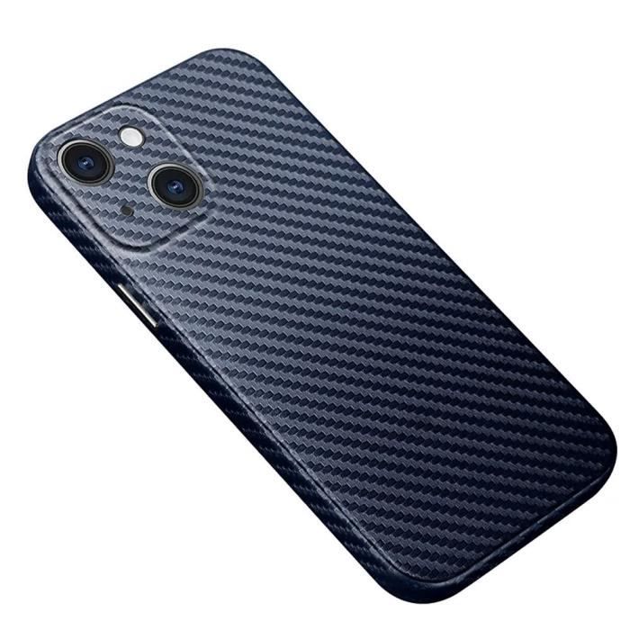 Coque silicone - PROSHOP - iPhone 13 (6,1") - Mosaïque bleu marine - Semi-rigide - Mat
