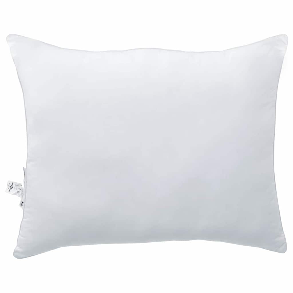 White Pillow 75 X 52 X 20 Cm Cotton and Polyester